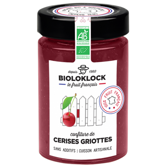 Confiture cerises griottes bio - 1